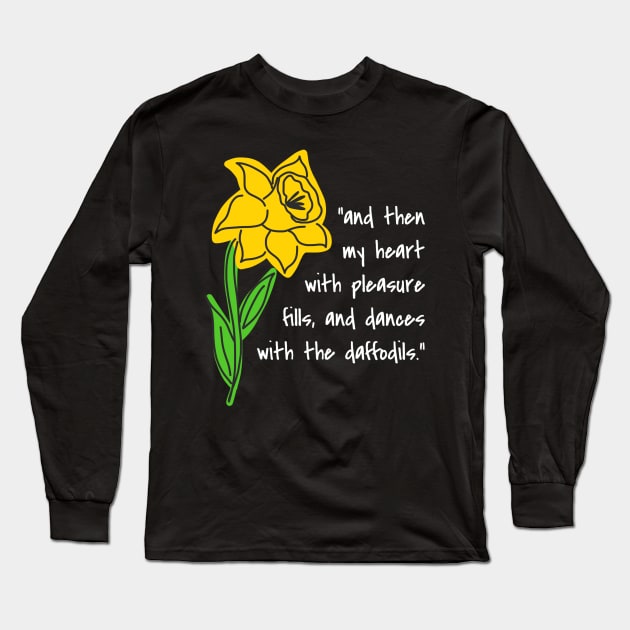 Daffodil Long Sleeve T-Shirt by faiiryliite